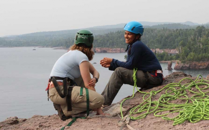 rock climbing lessons for adults